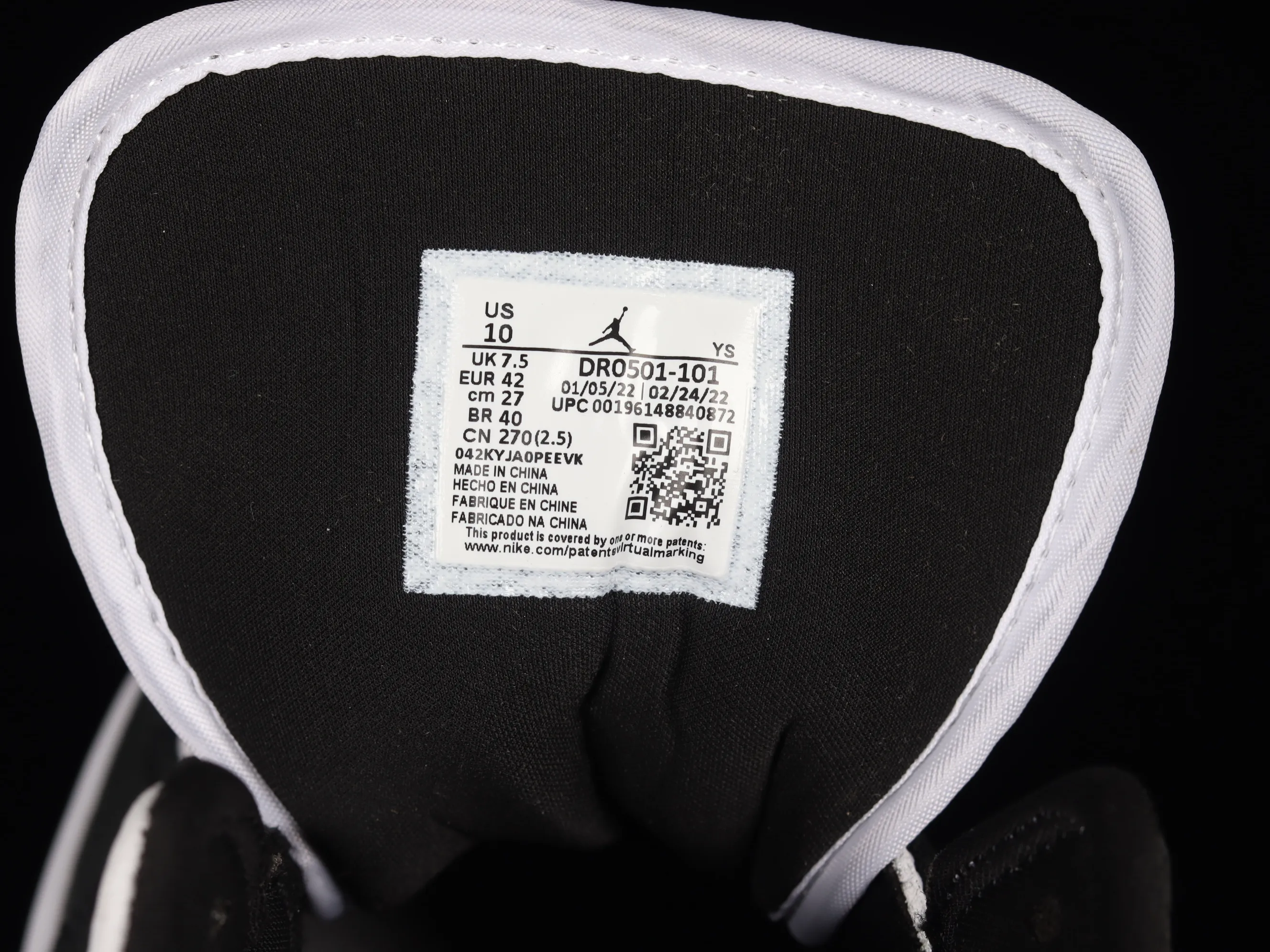 All categories Air Jordan Jordan series basketball shoes Air Jordan 1 Mid Air Jordan 1 Mid "Homage" AJ1 Joe 1 Black and White Panda DR0502-101